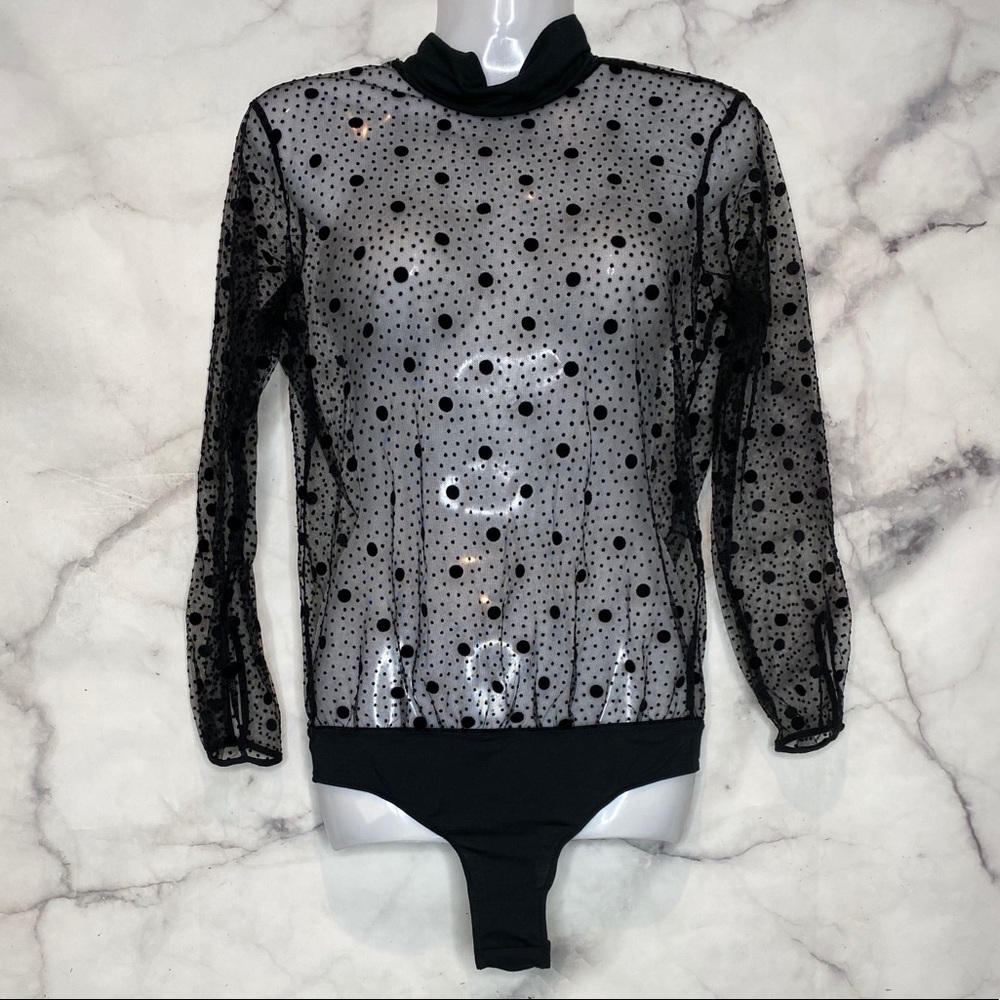 NEW VICTORIA’S SECRET BODY SUIT WITH POLKA DOTS